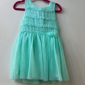 Guess Girls Mint Green Tulle Party Dress